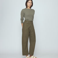 Ribbed Long Sleeves - SS26 - Sage Gray