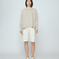 Roll Seam Pull Over - SS26 - Stone Beige