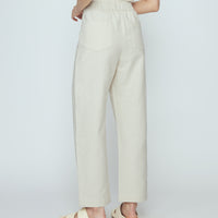 Signature Curve Legged Trouser - Canvas Edition - Oatmeal