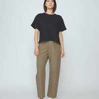 Signature Curve Legged Trouser - Canvas Edition - Moss Brown