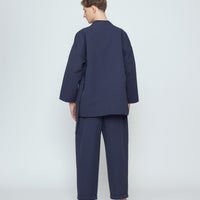 Spring Wrap Coat - SS26 - Navy