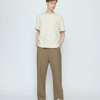 Signature Curve Legged Trouser - Canvas Edition - Moss Brown