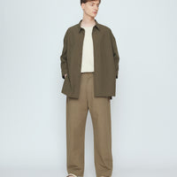 Papery 3/4 Button Up - SS26 - Olive