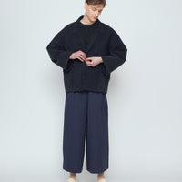 Lapel Short Coat - SS26 - Washed Black