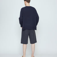 Roll Seam Pull Over - SS26 - Navy