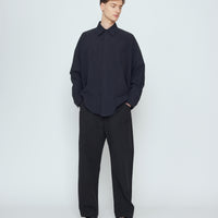 Signature Cocoon Dress Shirt - Black