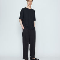 Signature Pleated Trouser - Canvas Edition - Black