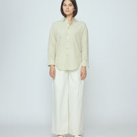 Striped Dolman Shirt - SS26 - Mustard Stripes