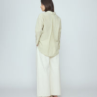 Striped Dolman Shirt - SS26 - Mustard Stripes