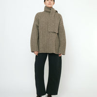 Cross Scarf - FW25 - Taupe