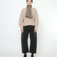 Cross Scarf - FW25 - Taupe