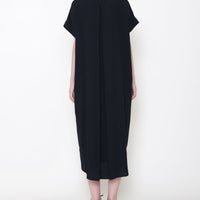 Signature Maxi Shirtdress - Black