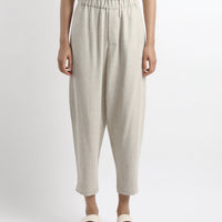 Signature Elastic Pull-Up Trouser - Classic Edition - Oatmeal