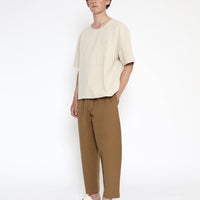 Signature Elastic Pull-Up Trouser - Canvas Edition - Caramel