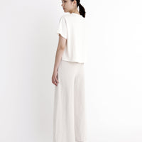 Signature Wide-Legged Trouser - Canvas Edition - Oatmeal