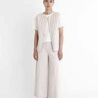 Signature Wide-Legged Trouser - Canvas Edition - Oatmeal