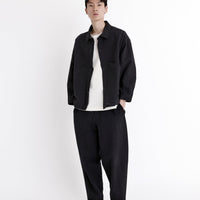 Signature Panel Pockets Shirt Jacket - Canvas Edition - Black