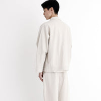 Signature Panel Pockets Shirt Jacket - Canvas Edition - Oatmeal