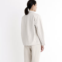 Signature Panel Pockets Shirt Jacket - Canvas Edition - Oatmeal