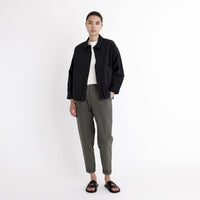 Signature Panel Pockets Shirt Jacket - Canvas Edition - Black