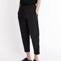 Signature Elastic Pull-Up Trouser - Canvas Edition - Black