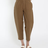 Signature Elastic Pull-Up Trouser - Canvas Edition - Caramel