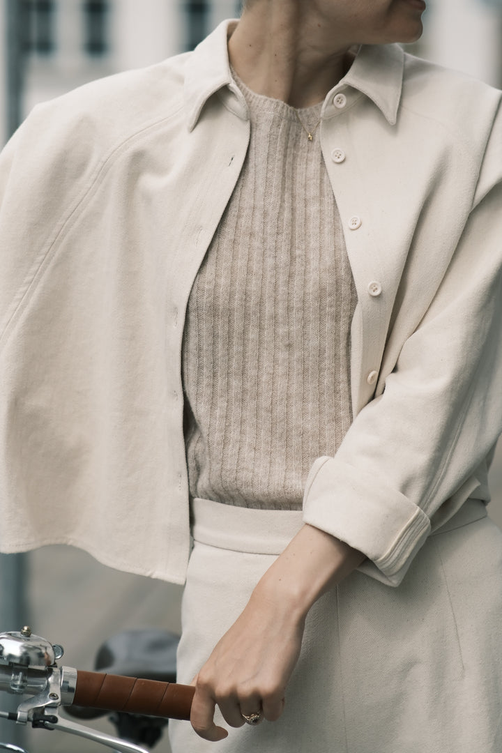 3/4 Cropped Shirt Jacket - Fall Edition