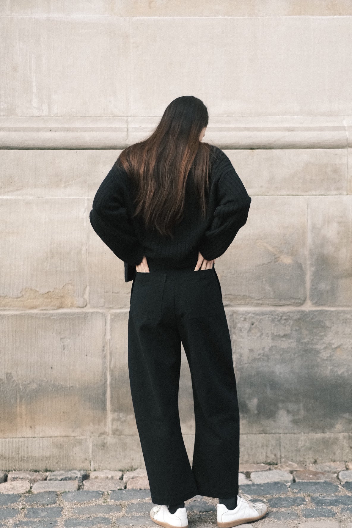 Tailored Curve Legged Trouser - FW25 - Black