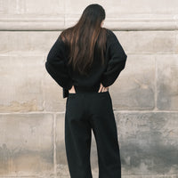 Tailored Curve Legged Trouser - FW25 - Black
