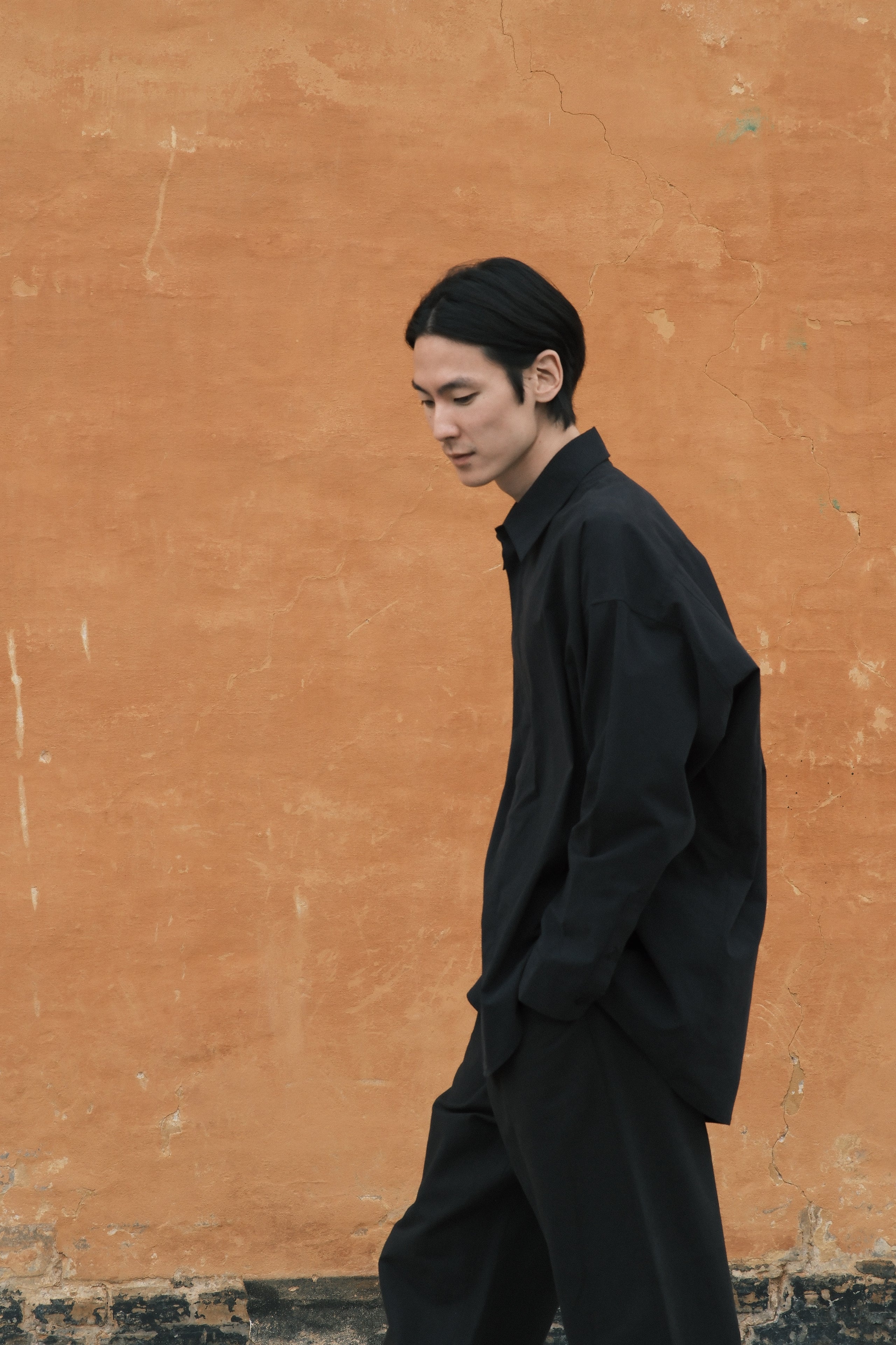 Signature Cocoon Dress Shirt - Black