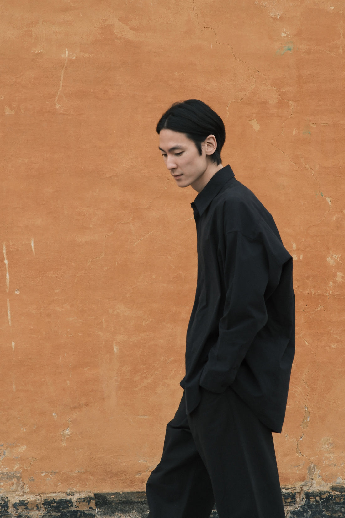 Signature Cocoon Dress Shirt - Black
