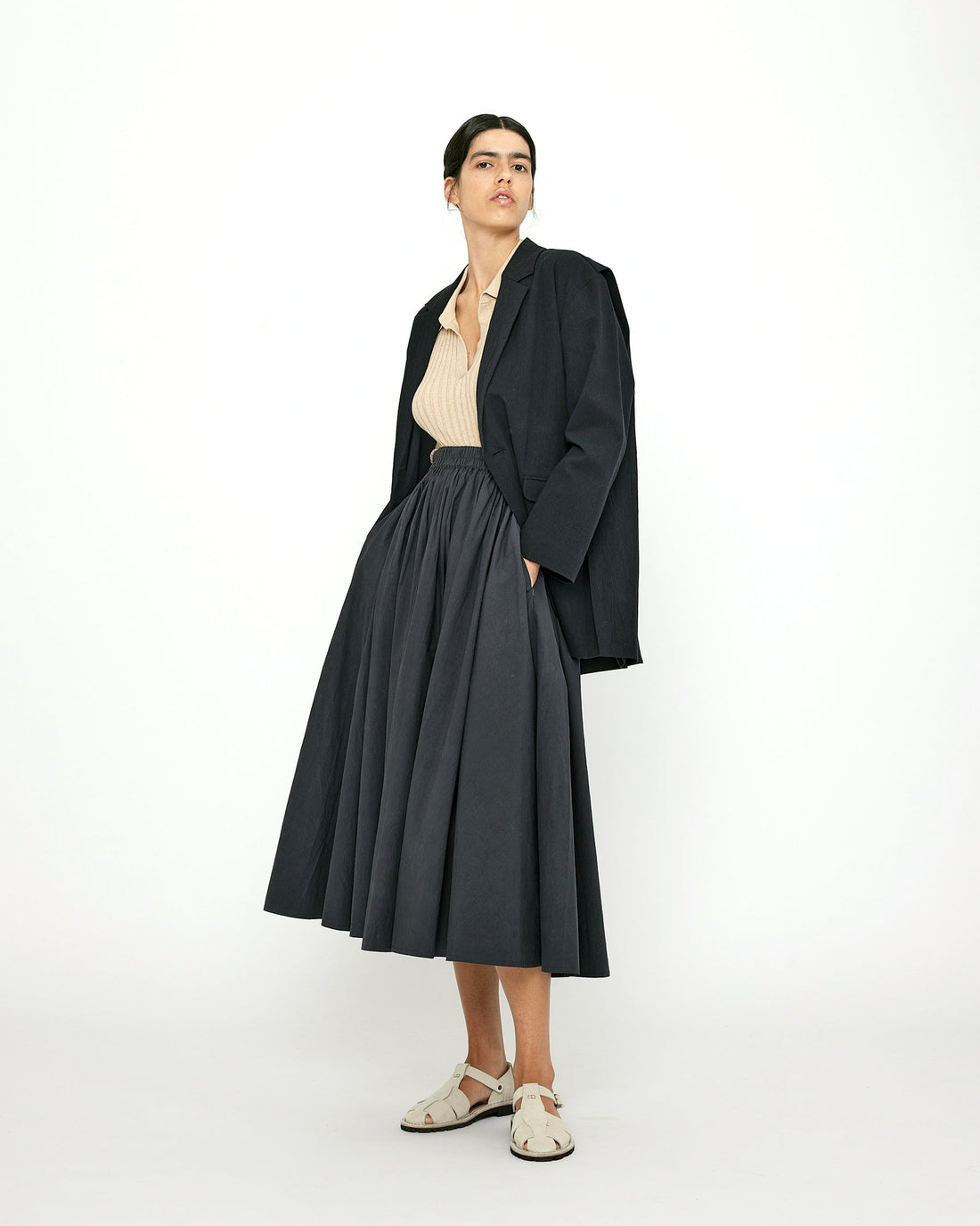 Layered Blazer - SS24 - Black – 7115 by Szeki
