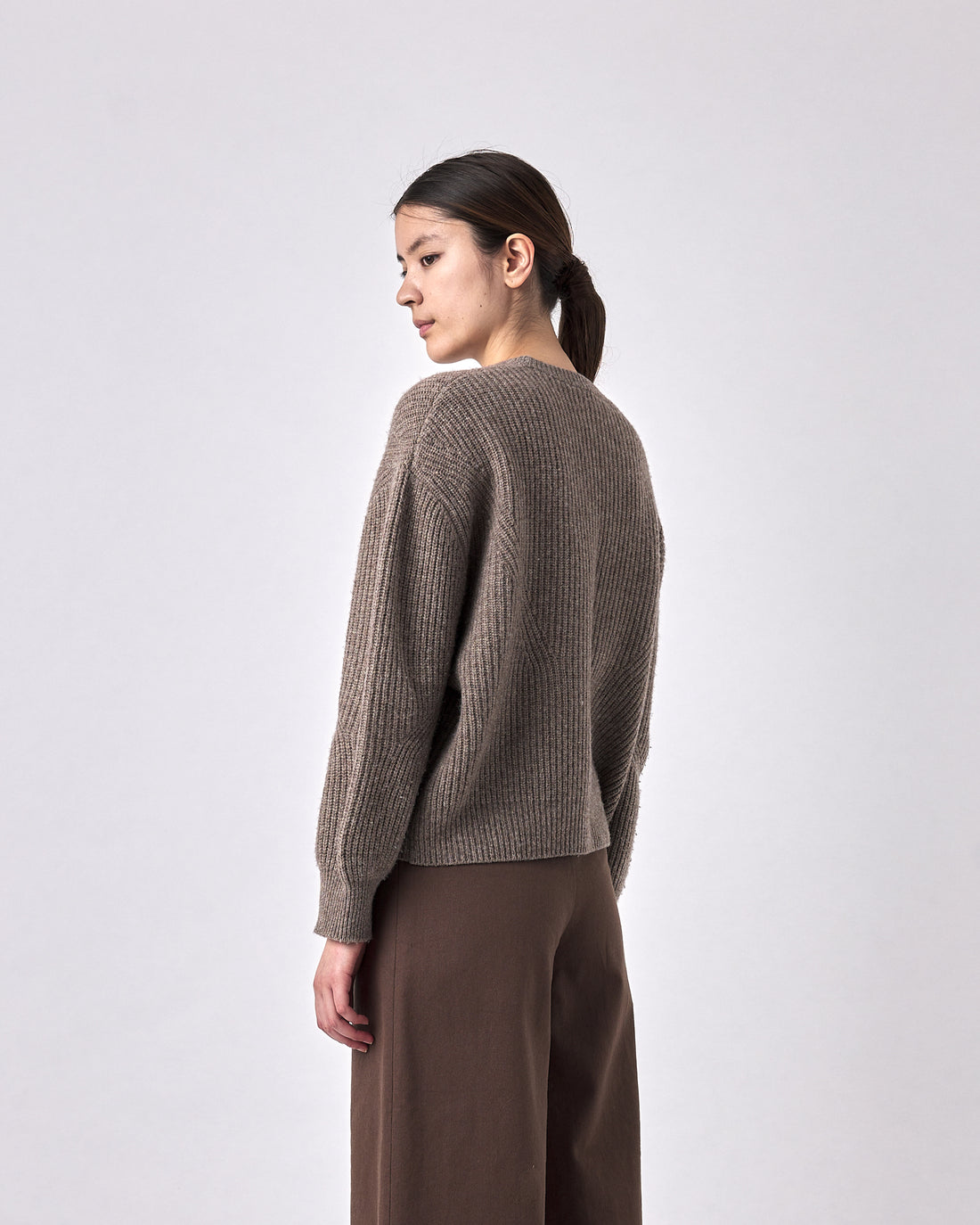 Signature Poet Sleeves Sweater - Yak Edition - Taupe