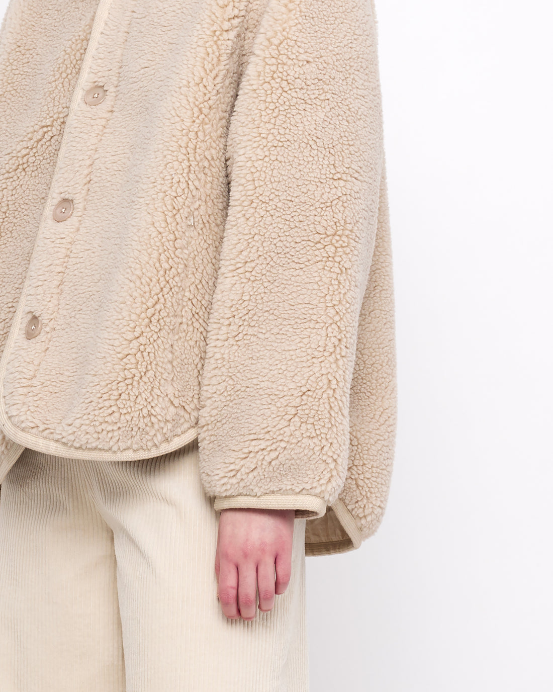 Curly Jacket - FW24 - Beige – 7115 by Szeki