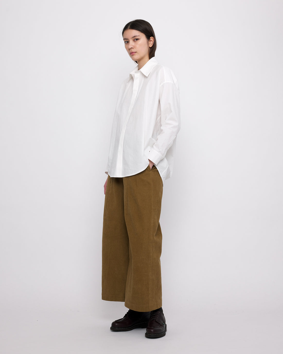 Signature Cocoon Dress Shirt - Off-White