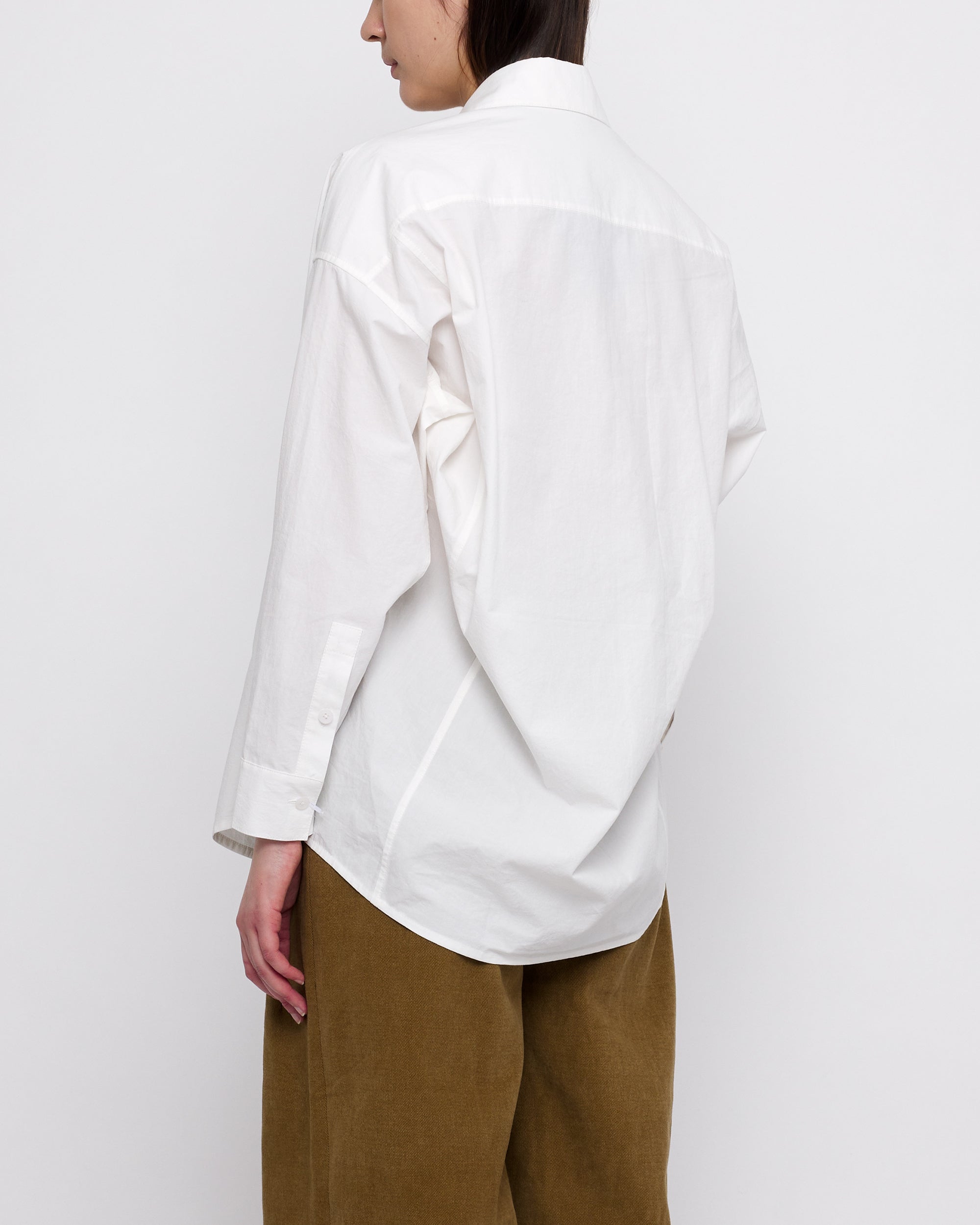Signature Cocoon Dress Shirt - Off-White