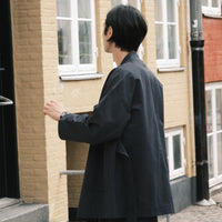 Spring Wrap Coat - SS26 - Navy