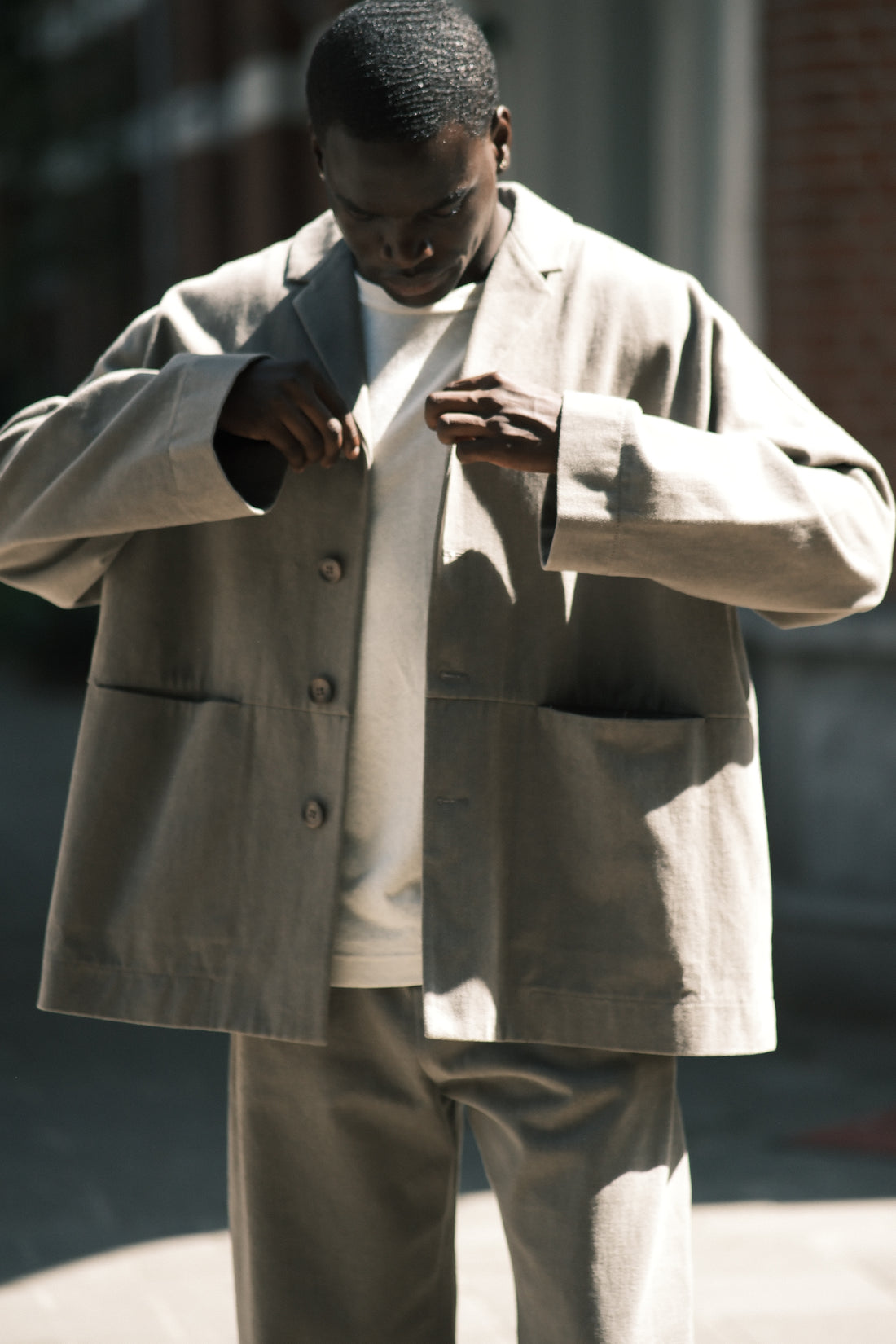 Oversized Blazer - SS26 - Umber