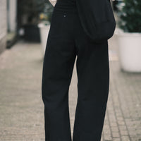Signature Curve Legged Work Trouser - Brushed Canvas Edition - Black