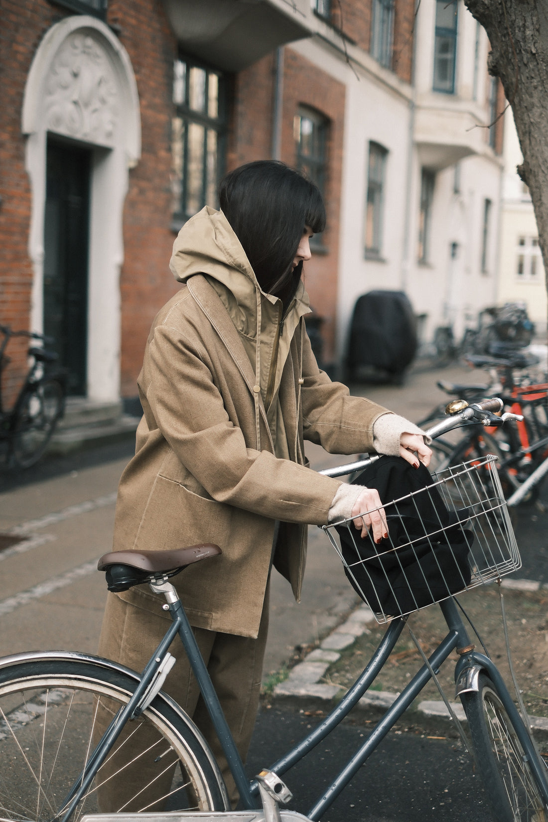 Open Short Coat - FW26 - Washed Walnut