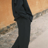 Signature Curve Legged Trouser - Canvas Edition - Black