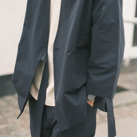 Spring Wrap Coat - SS26 - Navy