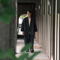 Spring Wrap Coat - SS26 - Navy