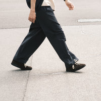 Spring Pleated Trouser - SS26 - Navy