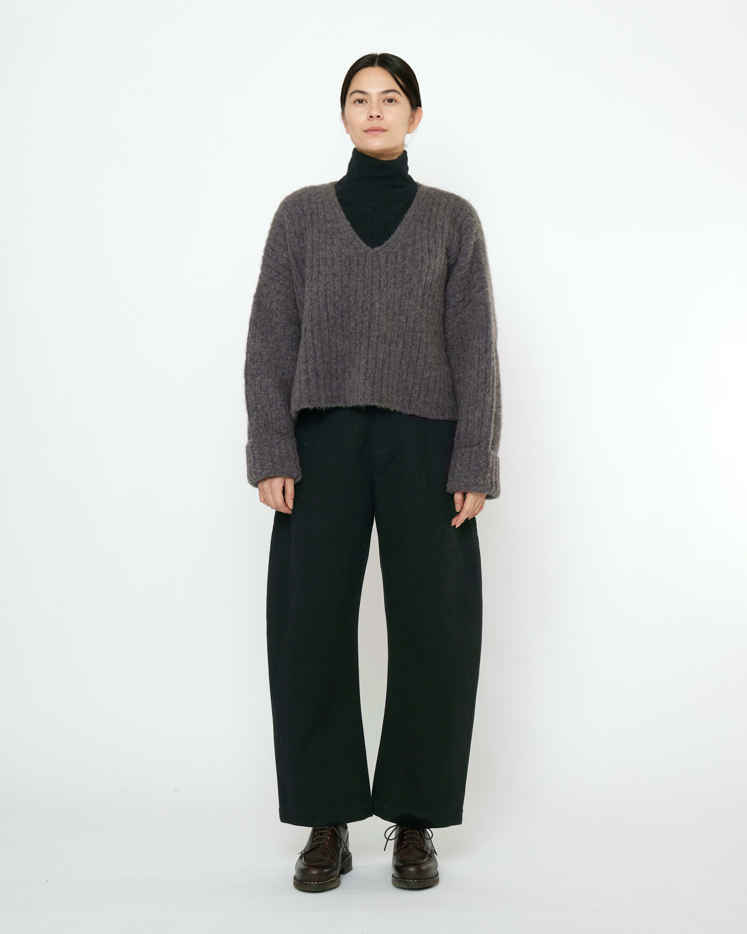 Tailored Curve Legged Trouser - FW25 - Black