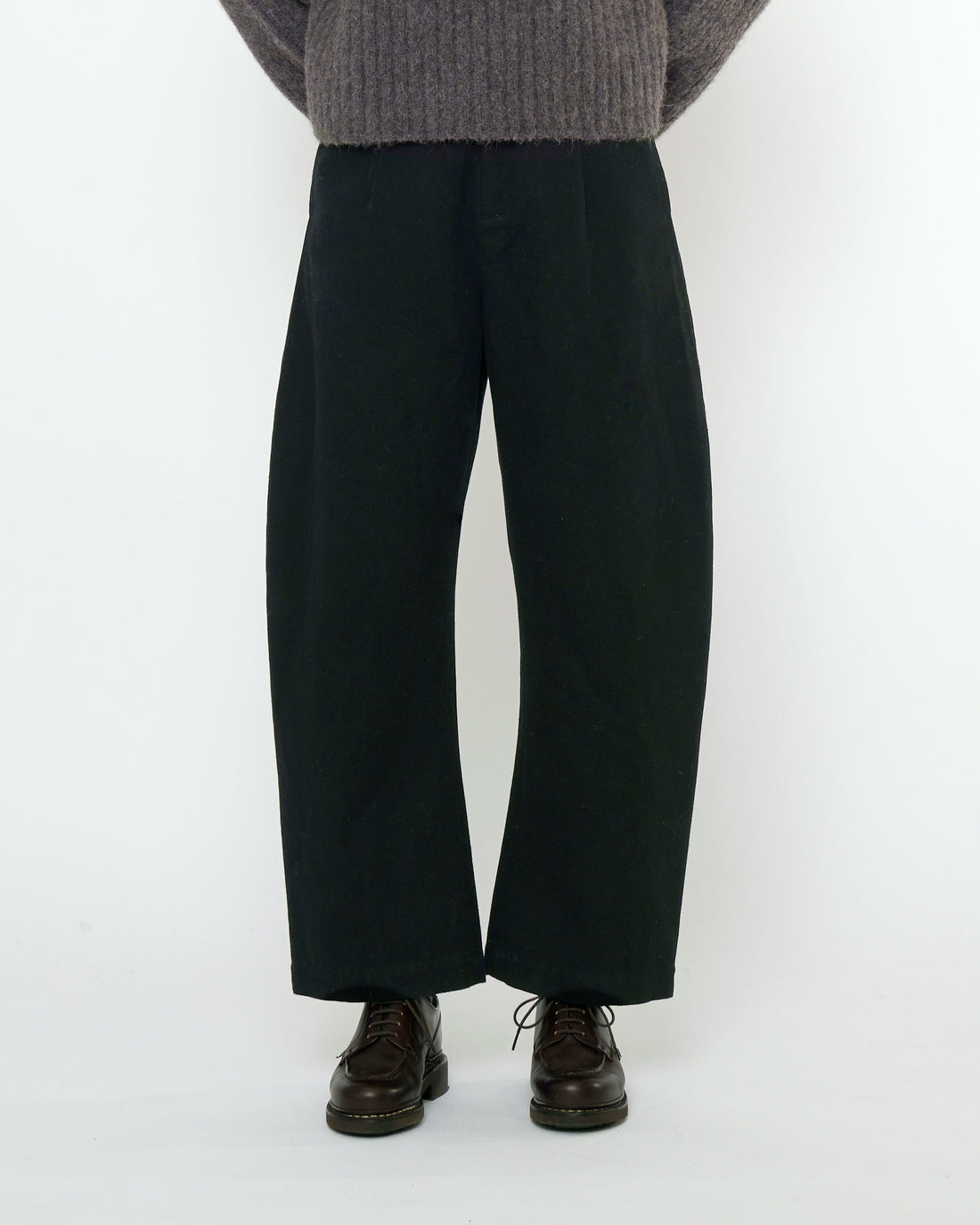 Tailored Curve Legged Trouser - FW25 - Black