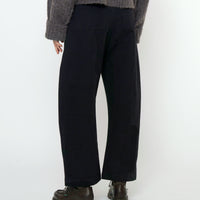 Tailored Curve Legged Trouser - FW25 - Black