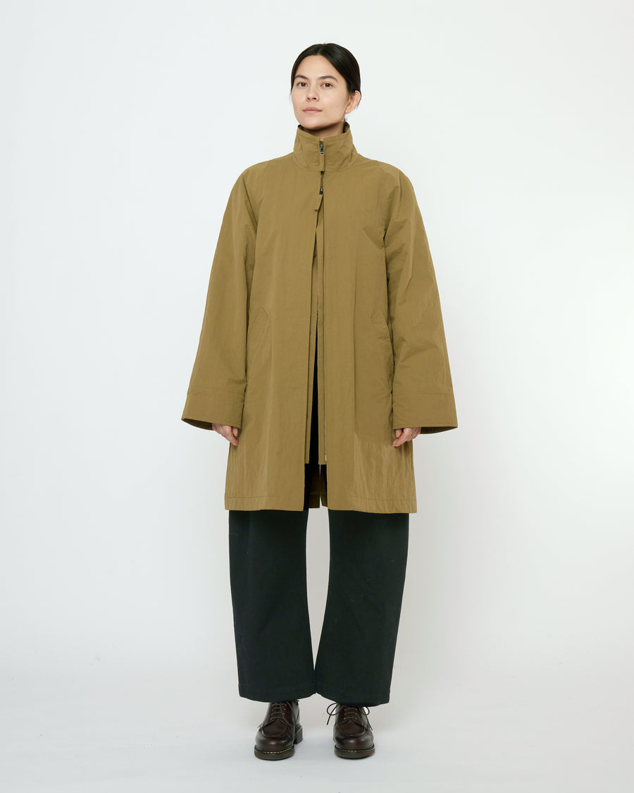 Double Collar Overcoat - FW25 - Kelp