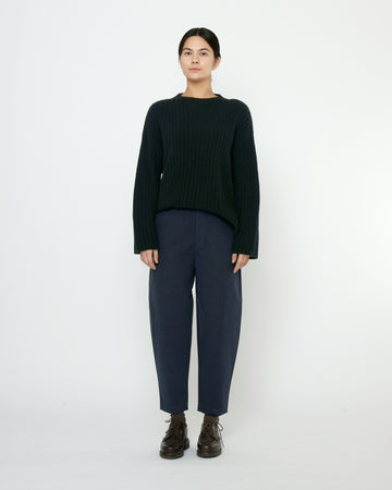 Signature Elastic Pull-Up Trouser - Fall Edition - Navy Black