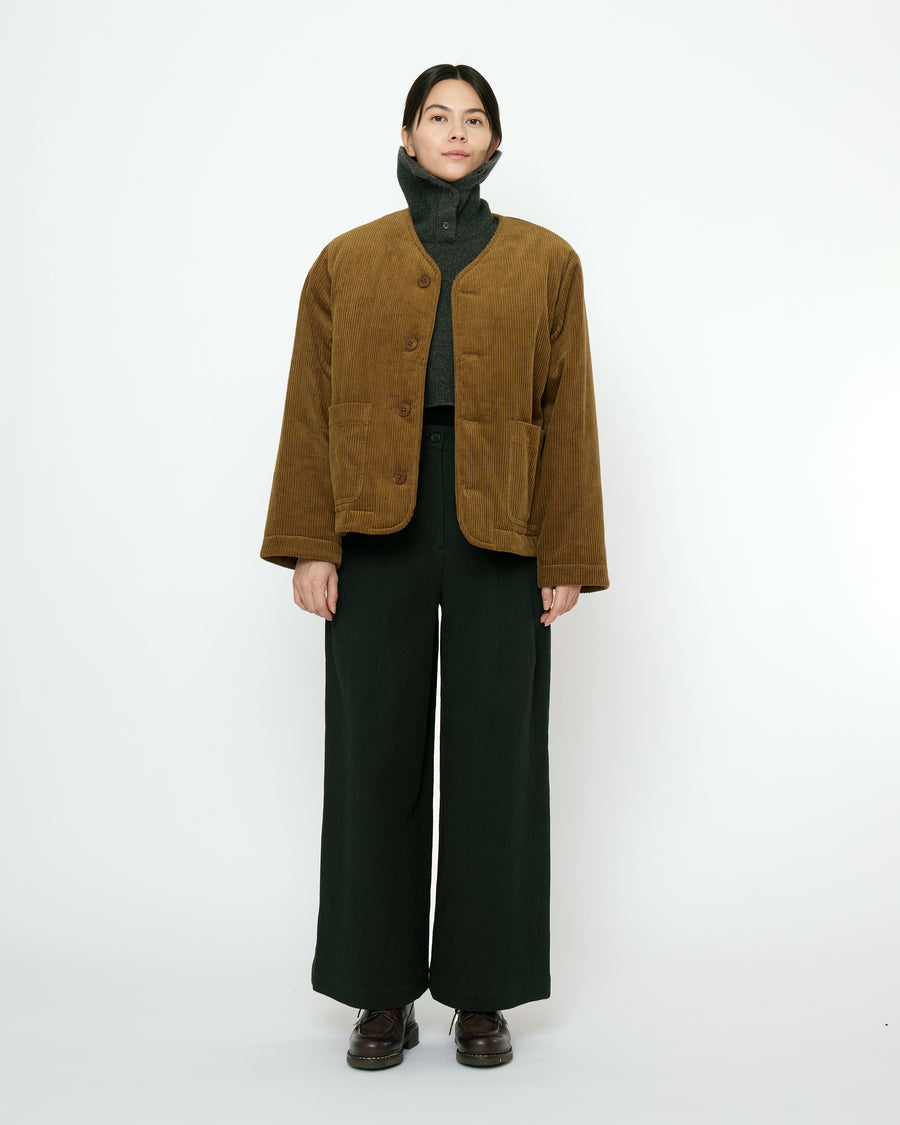 Corduroy Liner Jacket - FW25 - Sepia Brown